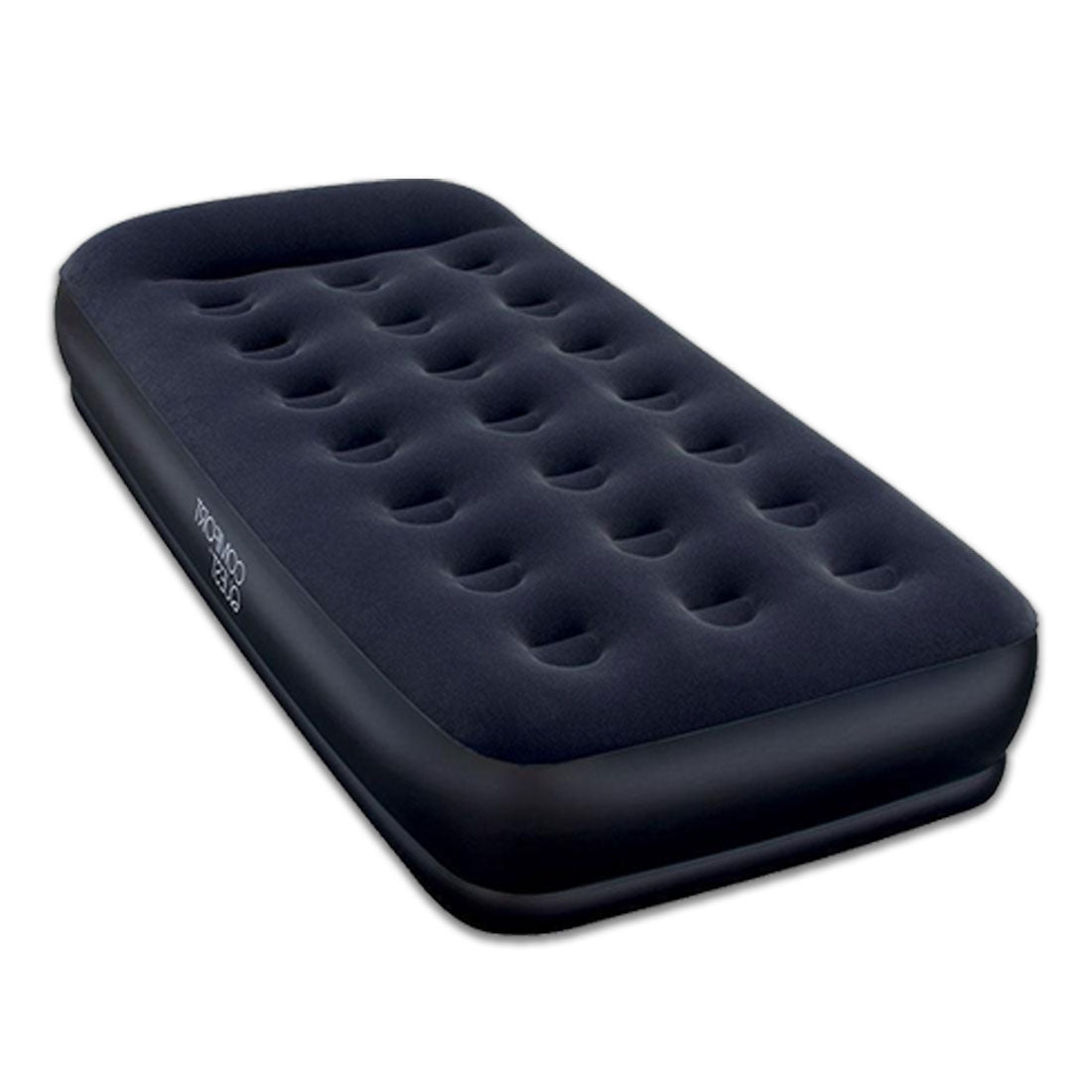 Надувной матрас bestway flocked air bed 67287 синий