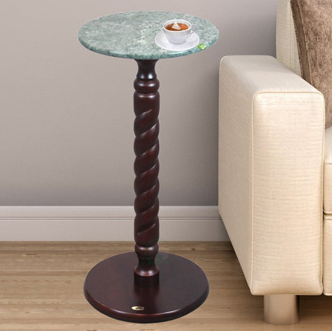 ROUND TABLE WITH MARBLE TOP