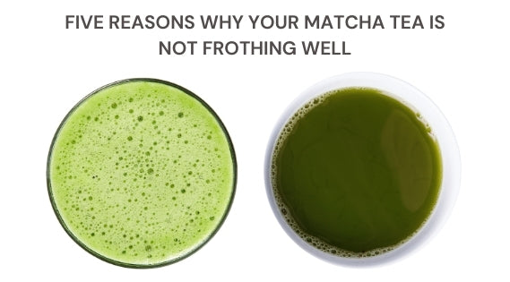 Five Reasons Why Your Matcha Tea Is Not Frothing Well Matcha Moments