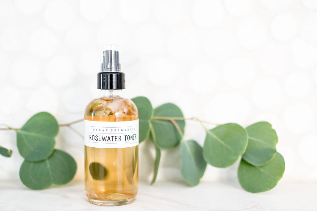 Urban Oreganics Rosewater Toner Organic Beauty Vegan Skin Care Botanical Apothecary