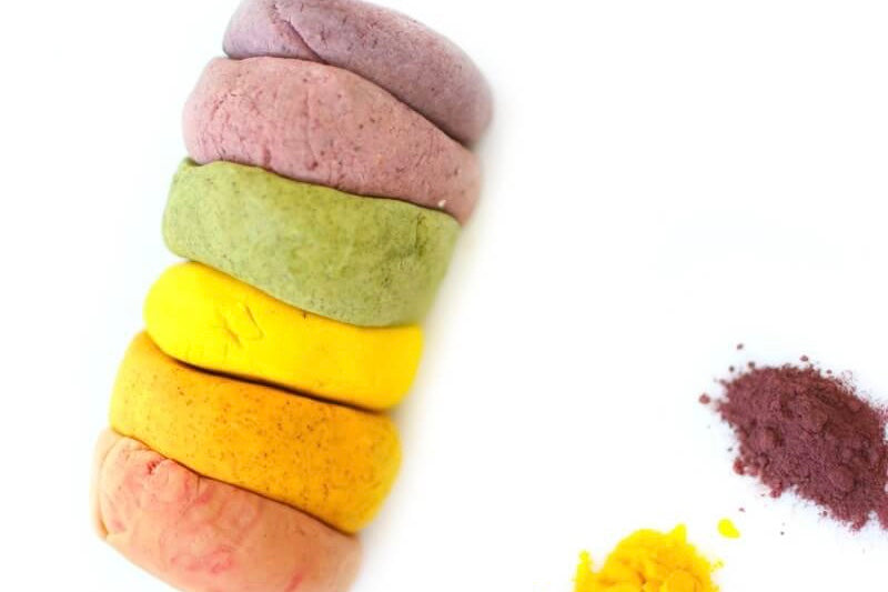 Dye Free Natural DIY Play Dough - Eco friendly - Valentine's Day - Urban Oreganics