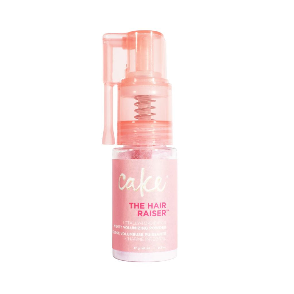 pink powder puff hair volumizer