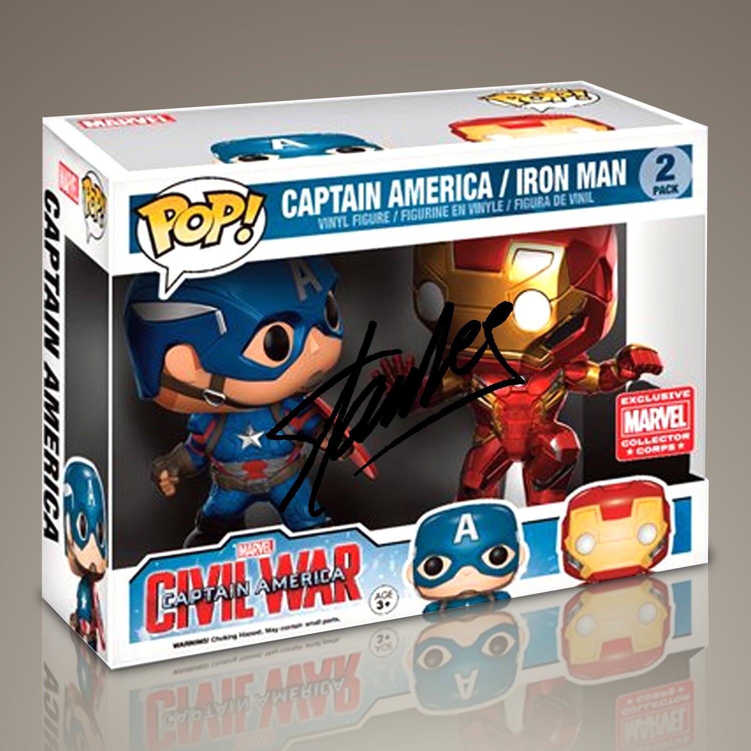 funko pop civil war 2 pack