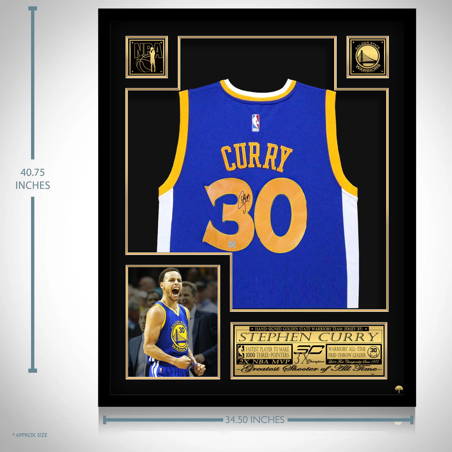 stephen curry jersey size