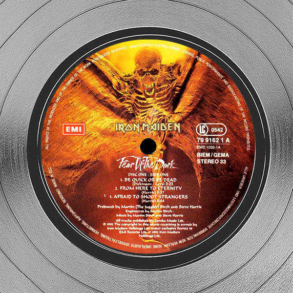 Iron Maiden of the Dark vinyl record - www.asshodriyah9.com