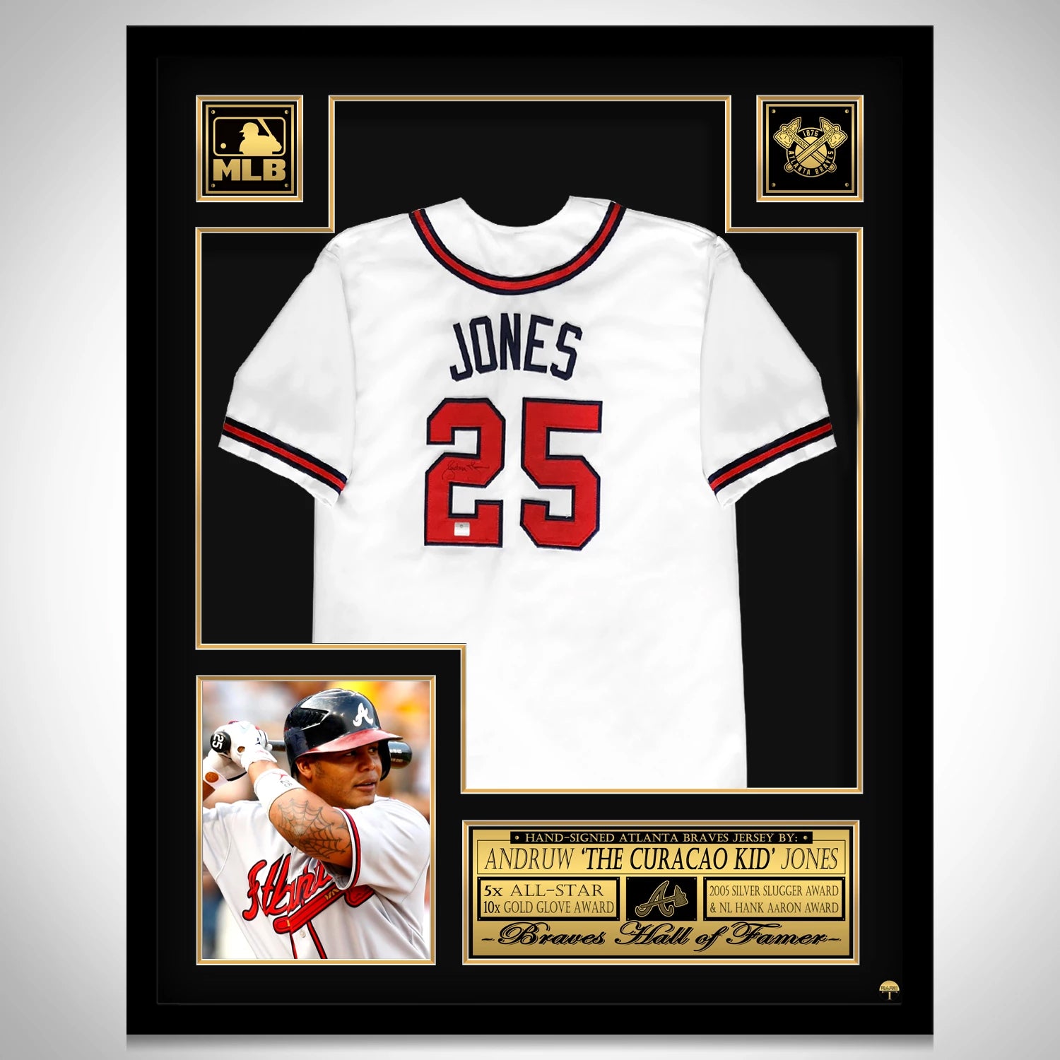 andruw jones signed jersey