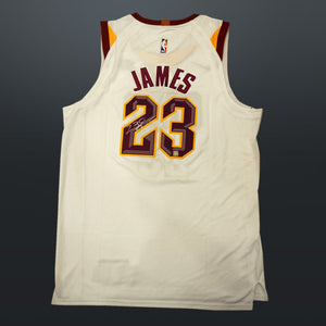 signed lebron jersey