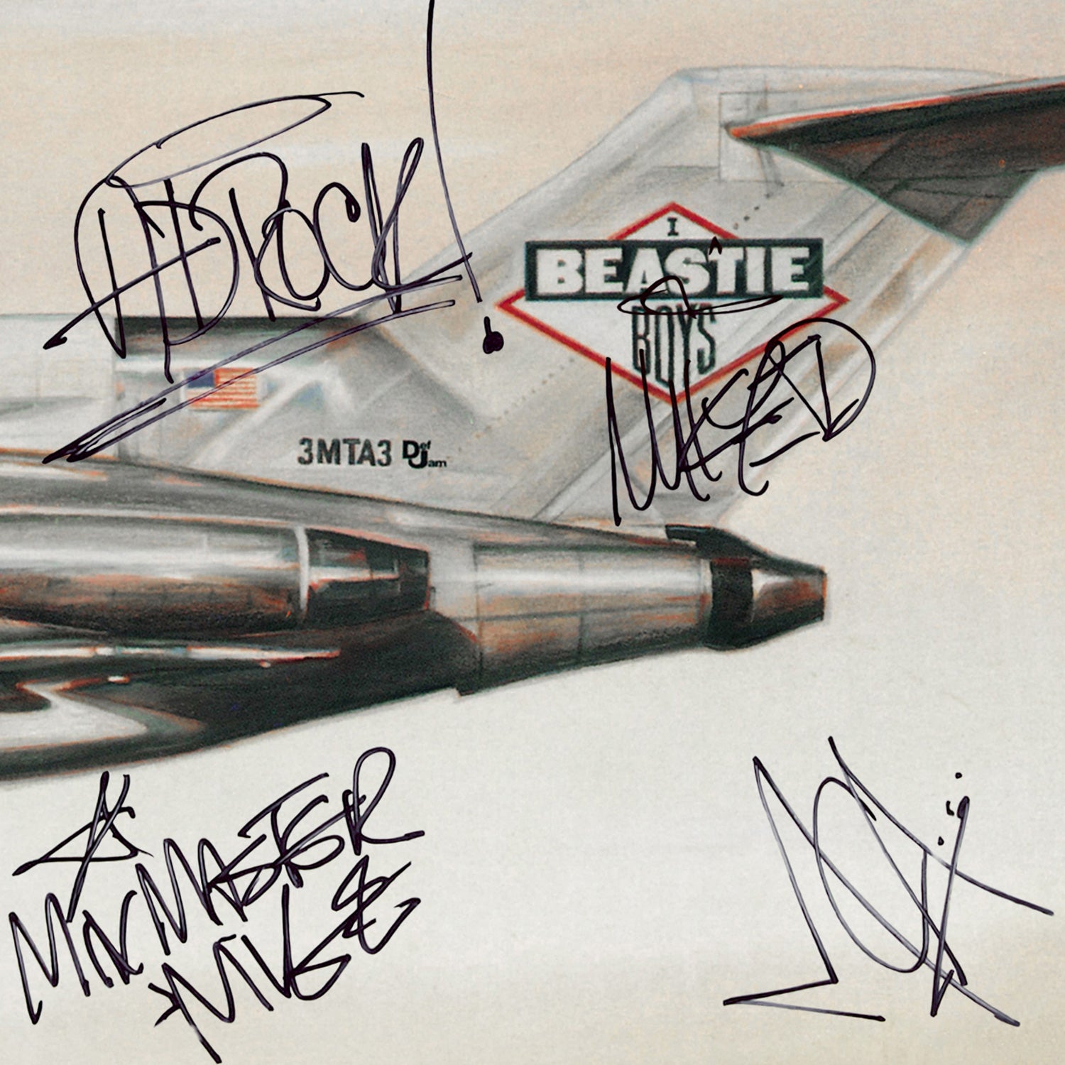 Beastie Boys License To Ill Lp Cover Limited Signature Edition Studio Rare T