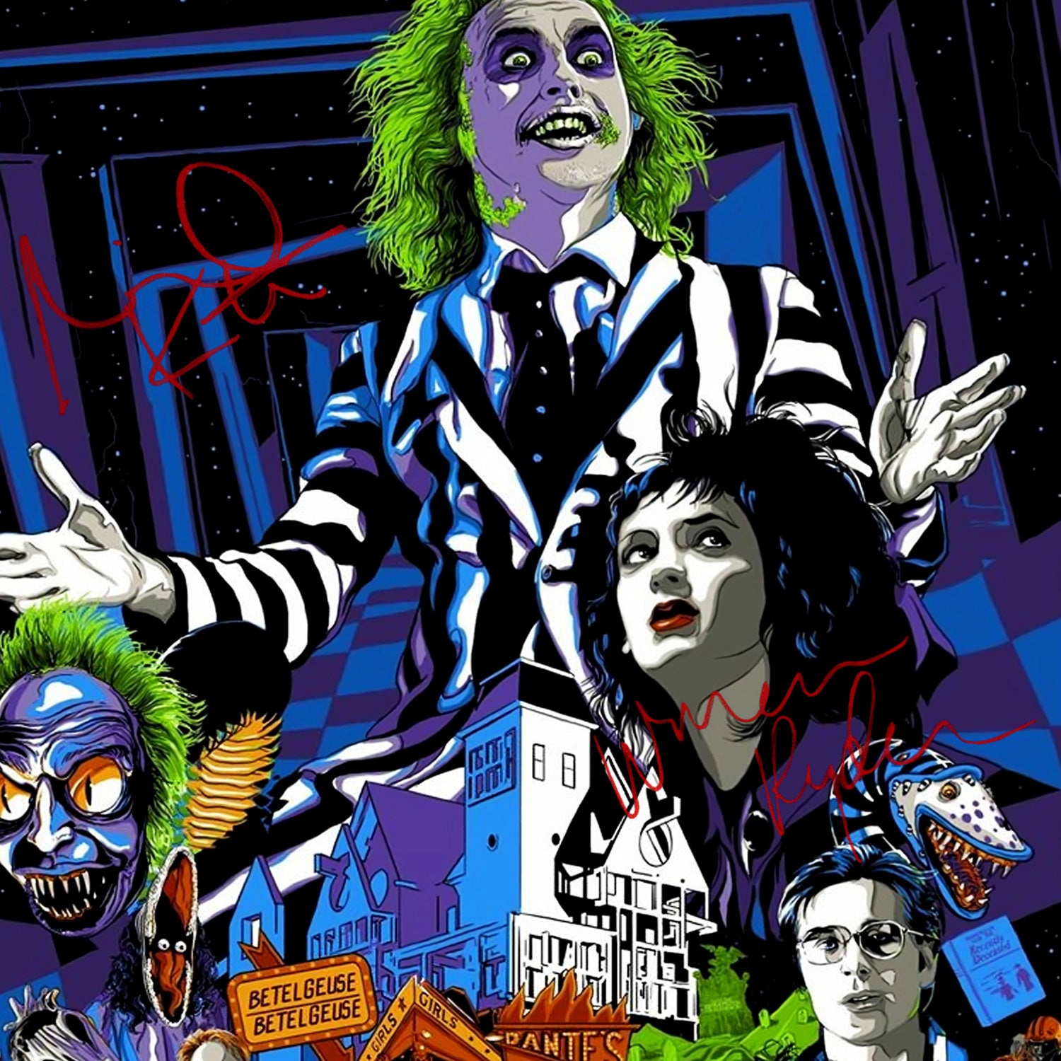 Beetlejuice Script Limited Signature Edition Studio Licensed Custom Fr ...