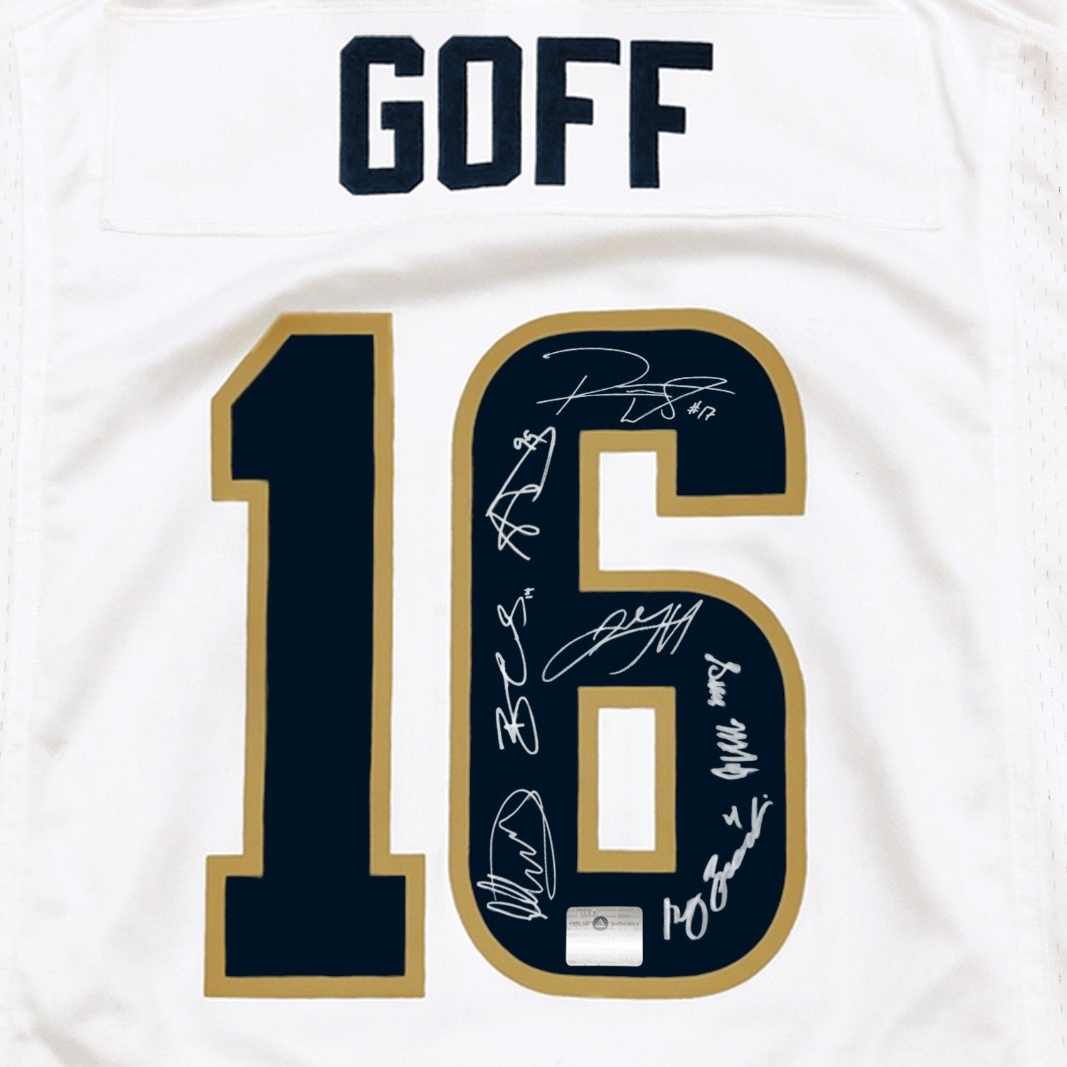 jared goff signed jersey