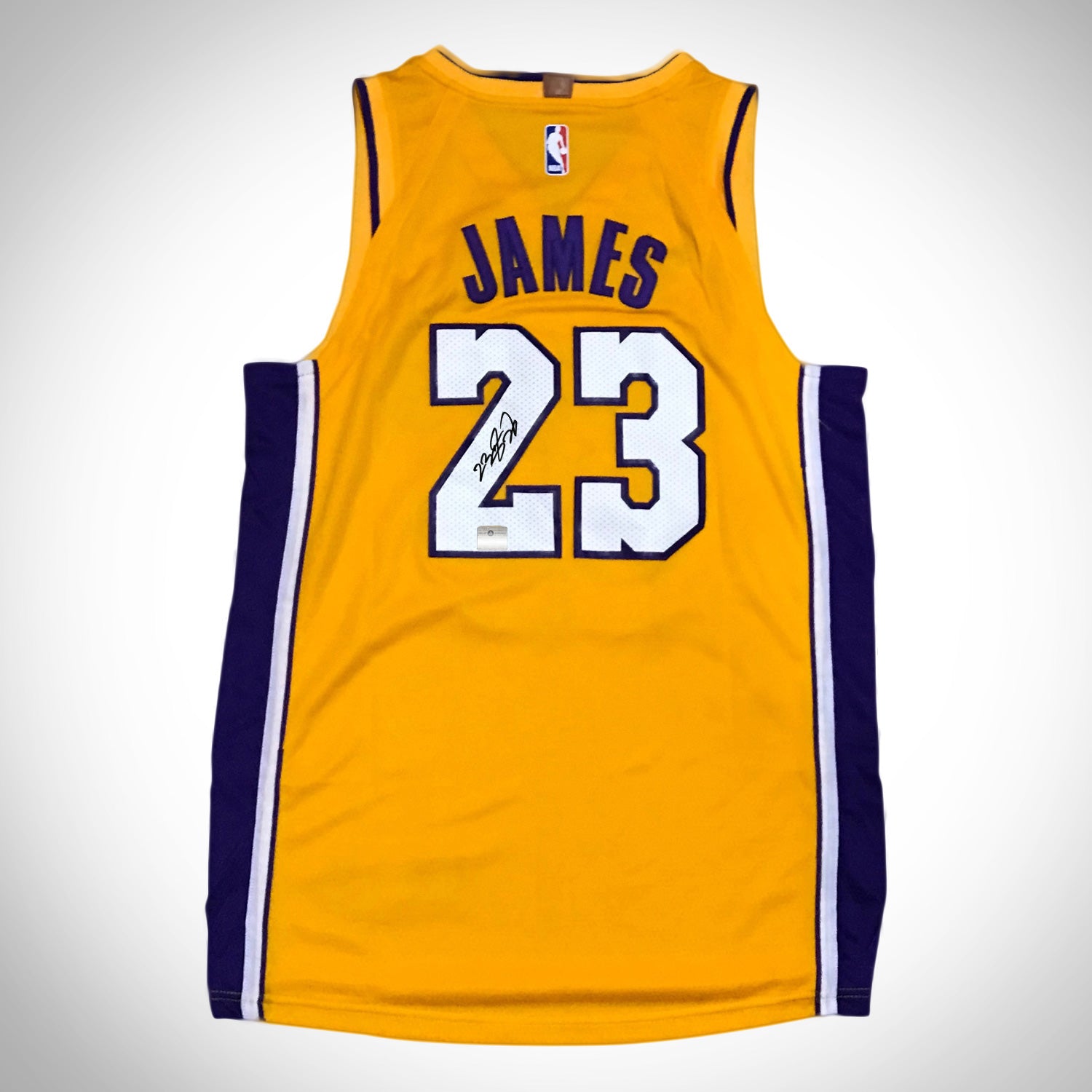 LeBron James Signed Los Angeles Lakers Home Jersey