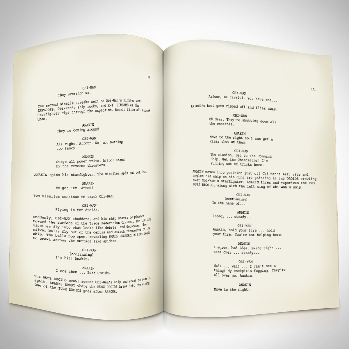 revenge of the sith script