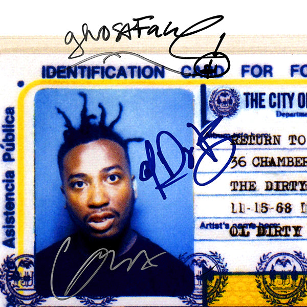 Ol Dirty Bastard Return To The 36 Cambers Lp Cover Limited Signatur Rare T