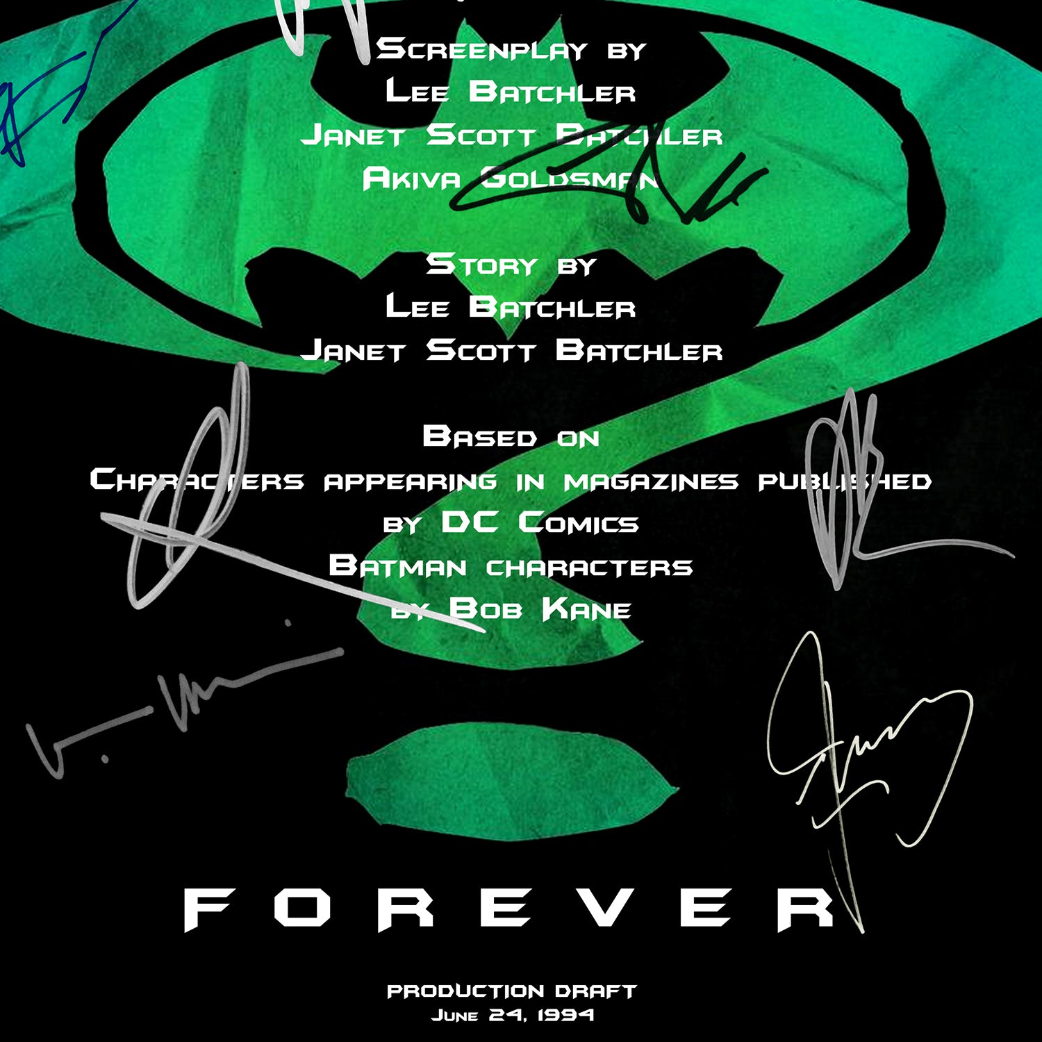 batman forever movie script