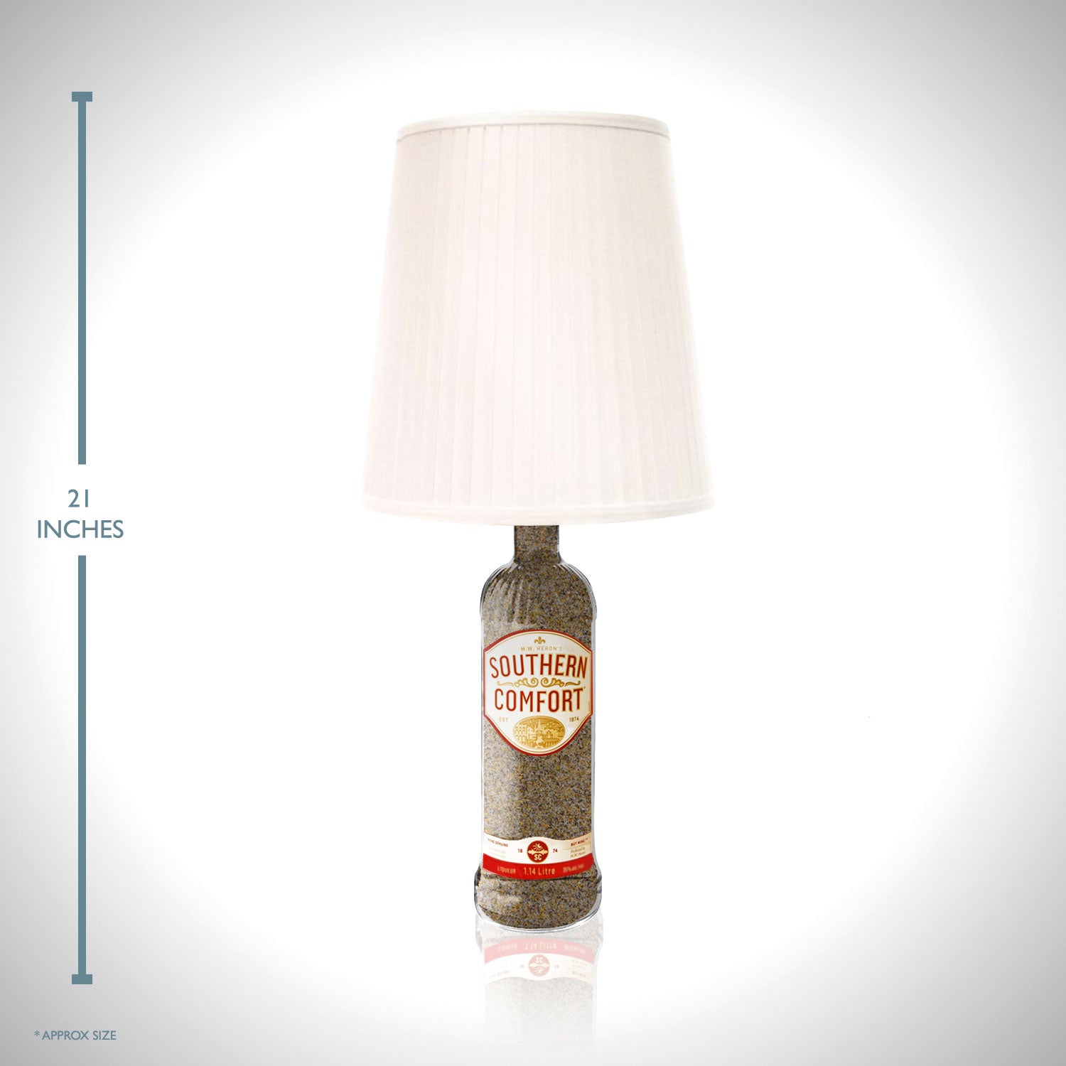 Southern Comfort New Label Bottle Lamp Hand Made In Quebec Canada