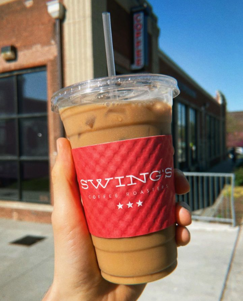 Iced coffee at Swings D.C.