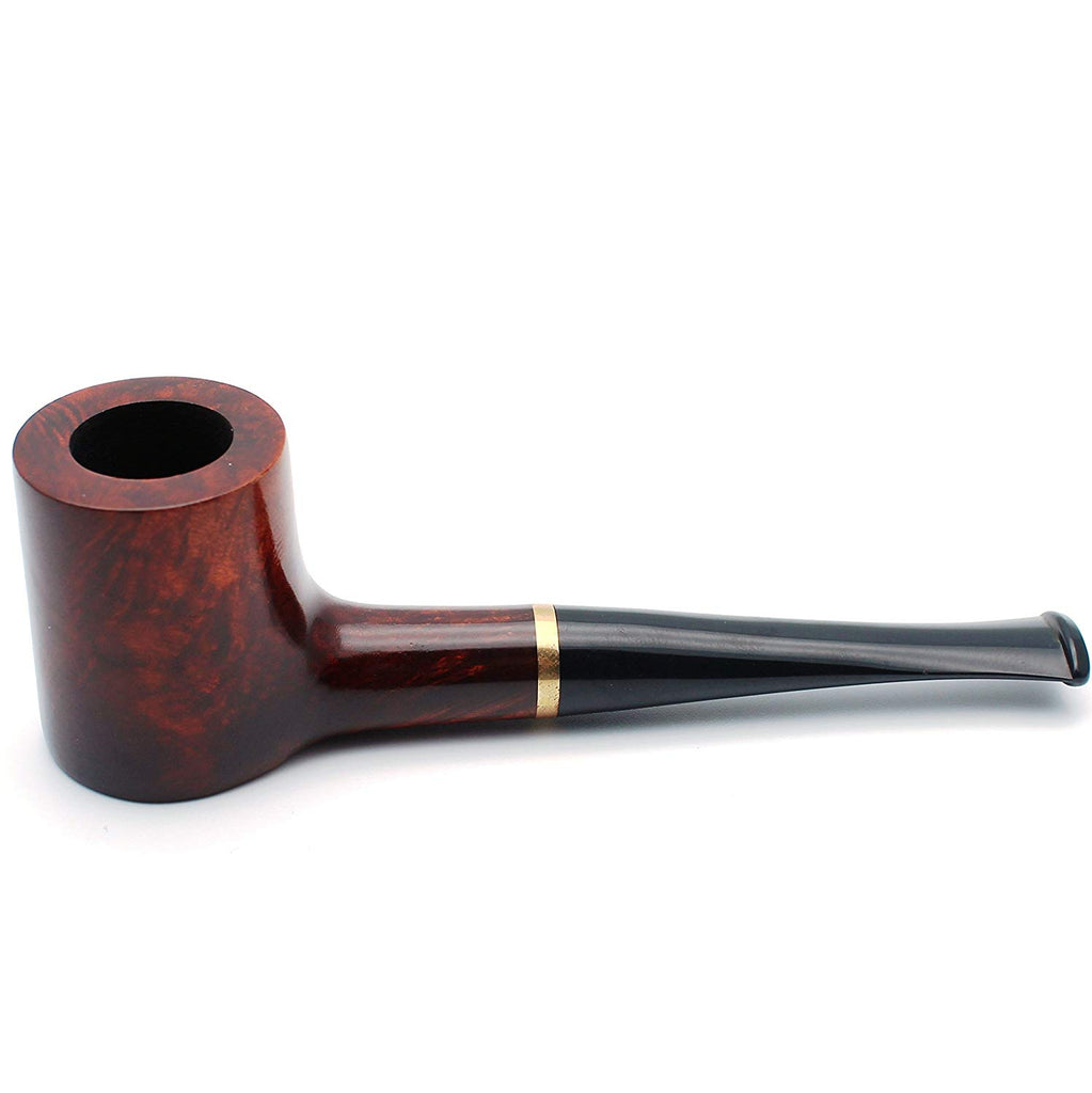 Poker Mediterranean Briar Wood Tobacco Pipe