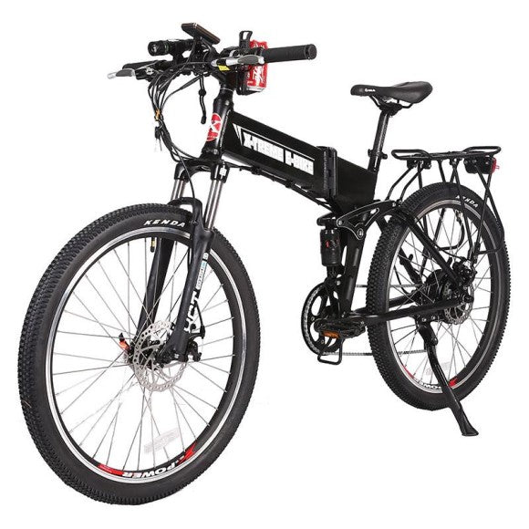 folding electric mountain bike