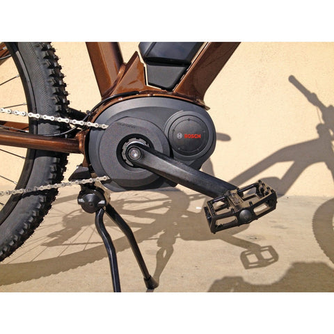 black trail electric bike