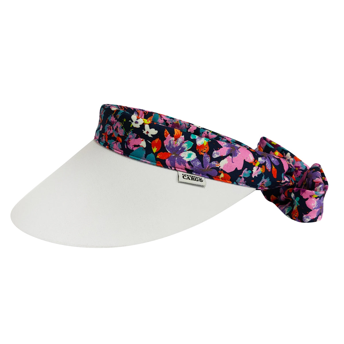 Reversible Visor || White - Splatter Band