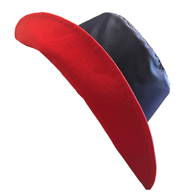 Wet Weather Bucket Hat  || Navy - Red