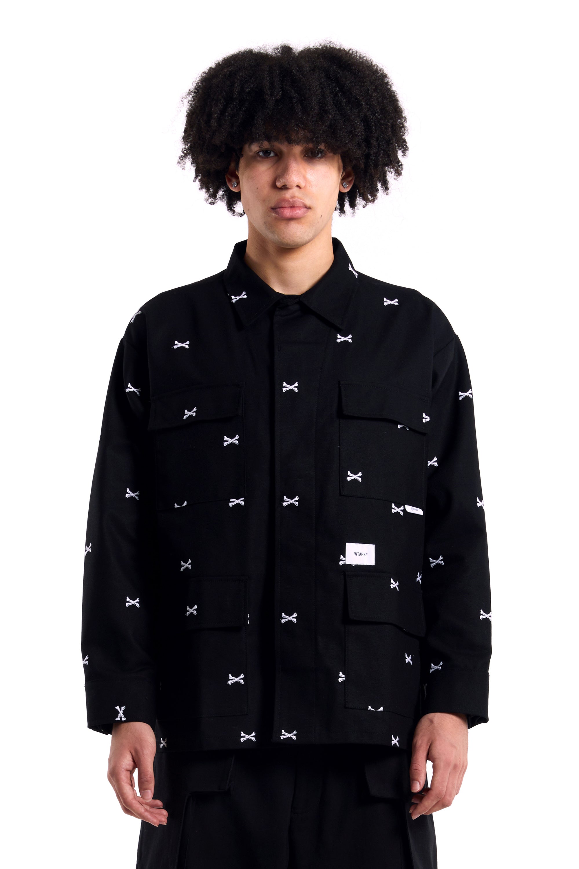 BLACK L 22SS WTAPS JUNGLE 01 / LS / COT | www.myglobaltax.com