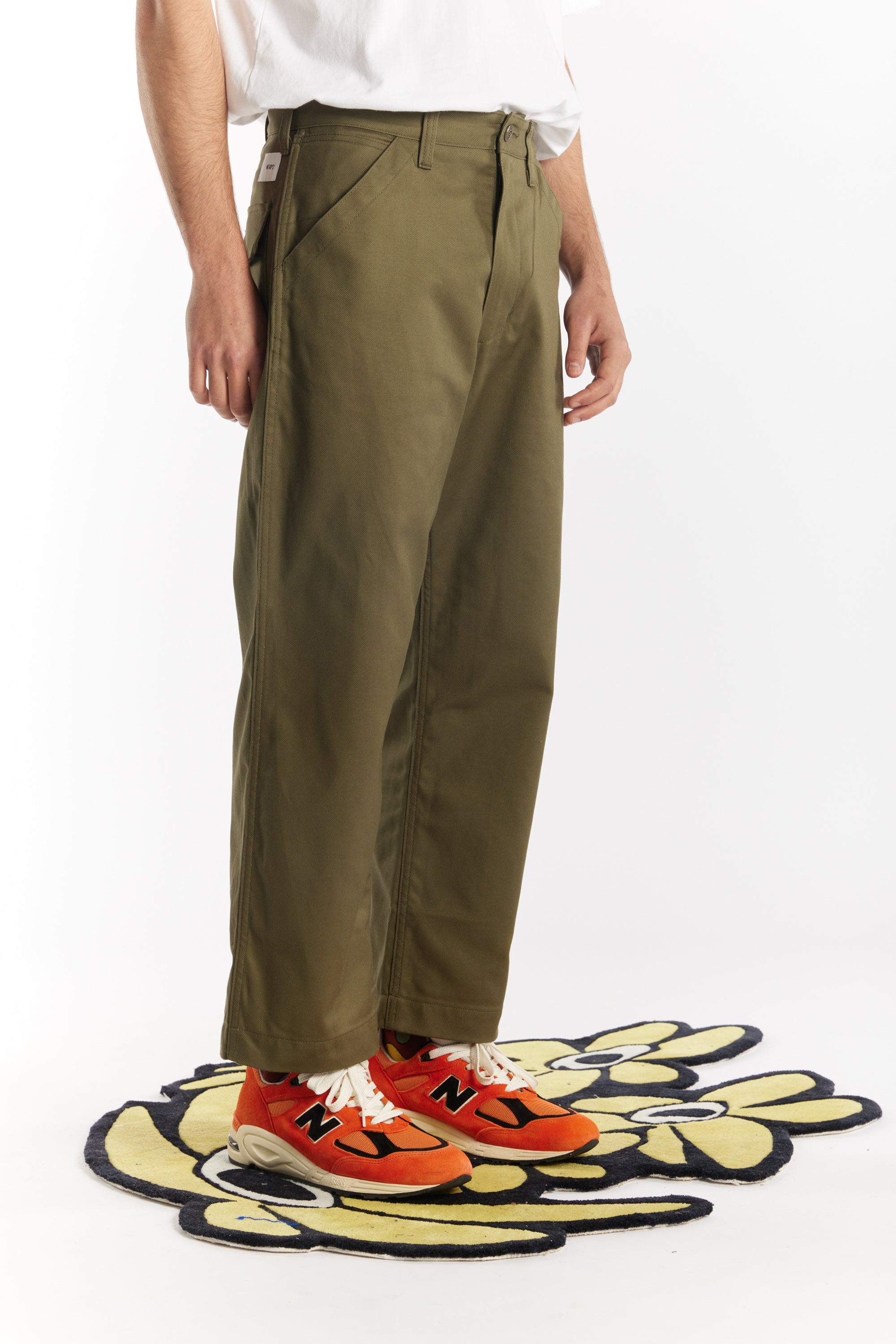 ホワイトブラウン WTAPS MILT2001 TROUSERS COTTON. DENIM M | ochge.org