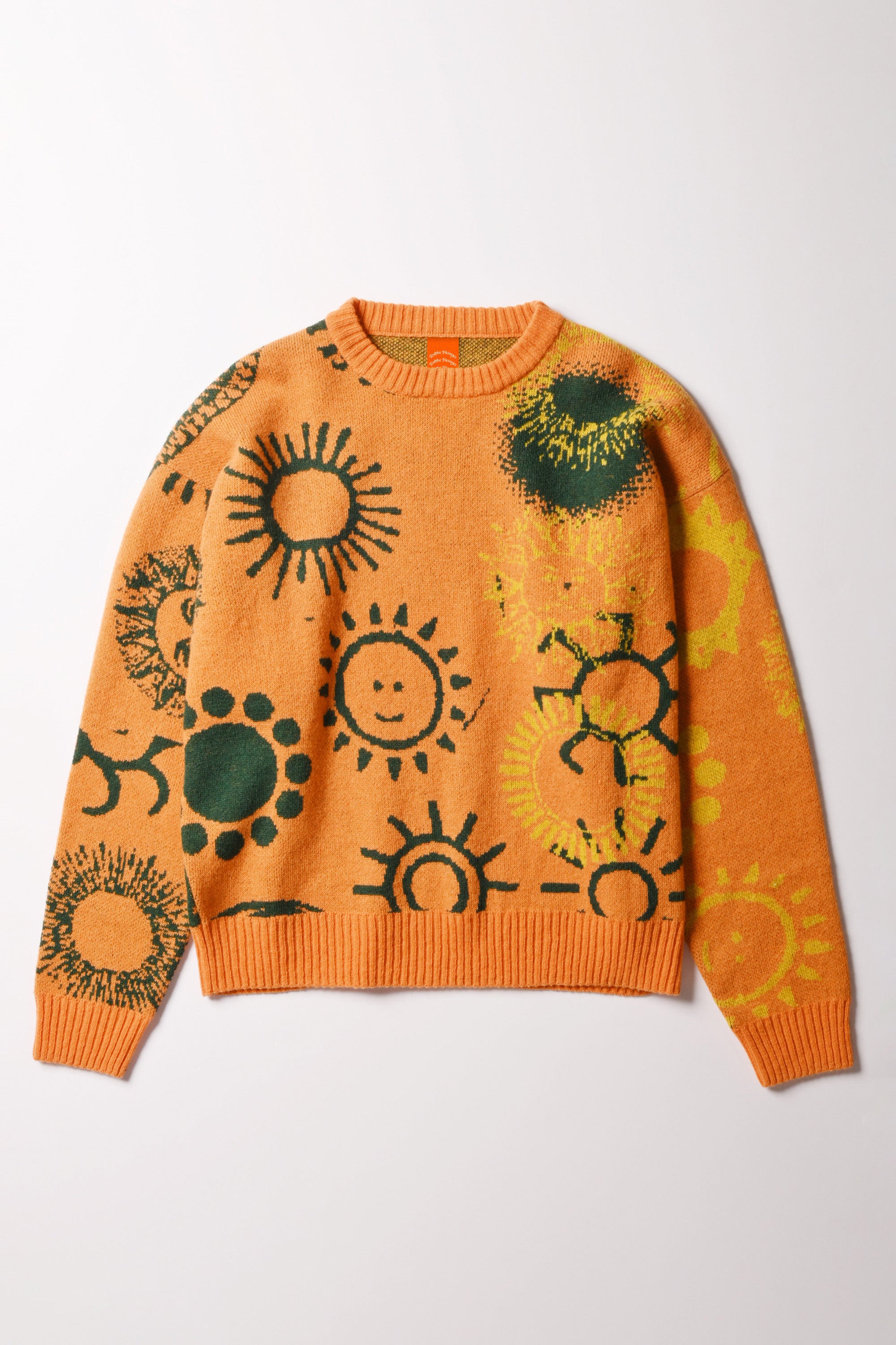 MANY MANY SUNS AGO KNIT SWEATER (ALL OVER) -