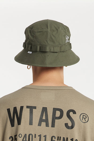 後払い手数料無料】 WTAPS JUNGLE HAT POLY WEATHER FORTRESS 黒 kids ...