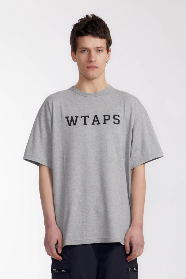 WTAPS◇21SS/BANNER SS TEE/COTTON/Tシャツ/3/コットン/KHK/211ATDT 