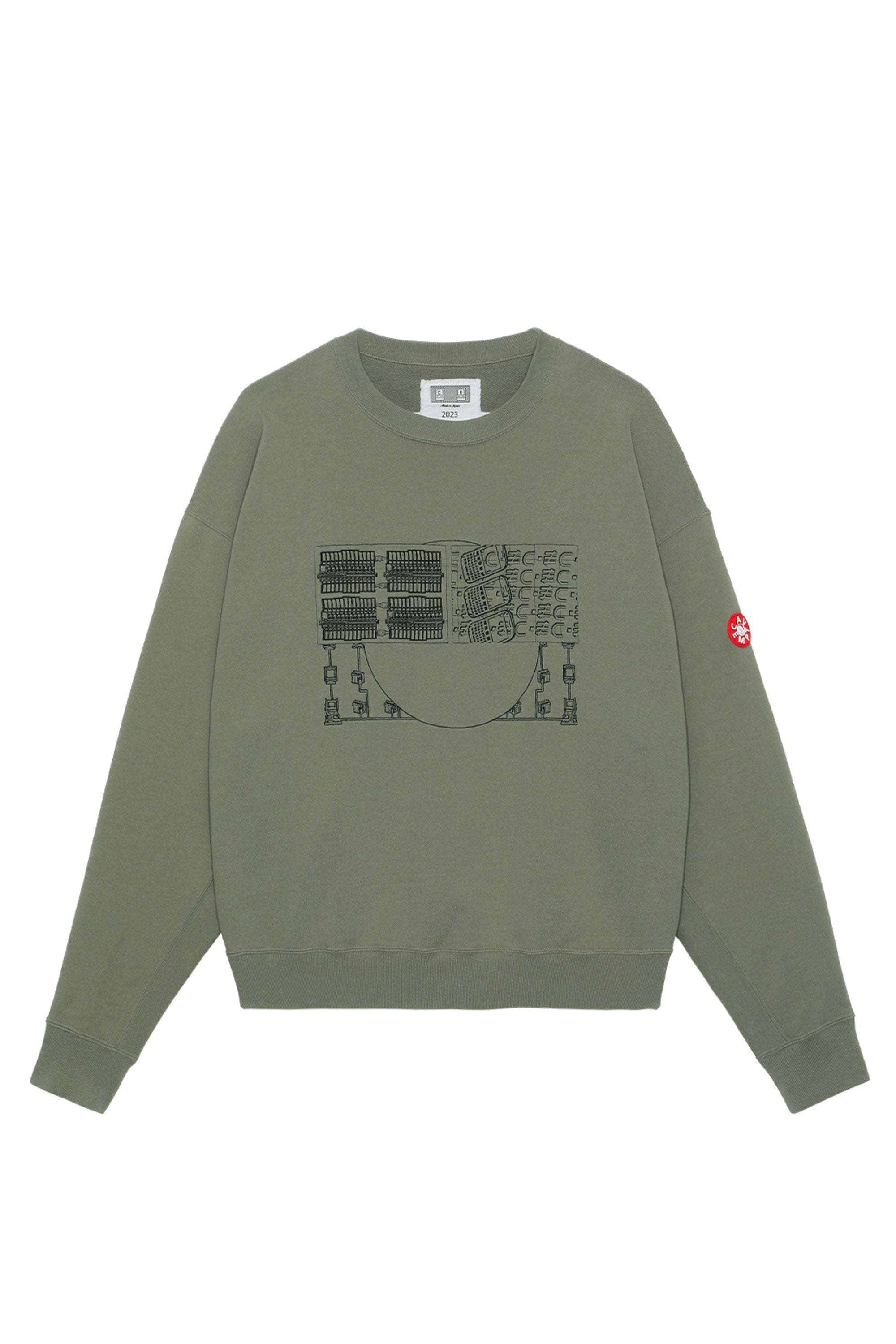 CAV EMPT - CURVED SWITCH CREW NECK -