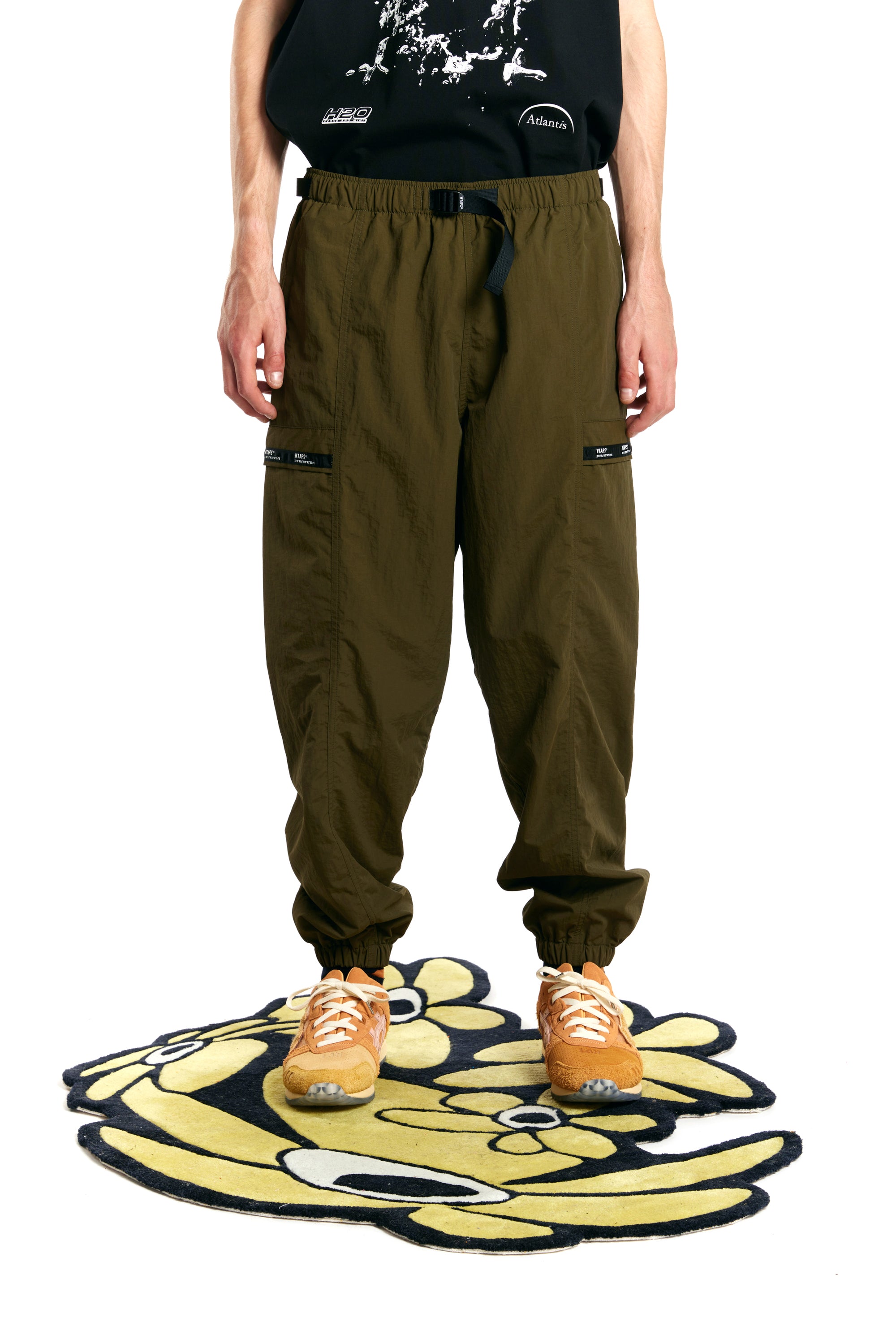 オックスフォードブルー 新品WTAPS PITCH TROUSERS NYLON TUSSAH L