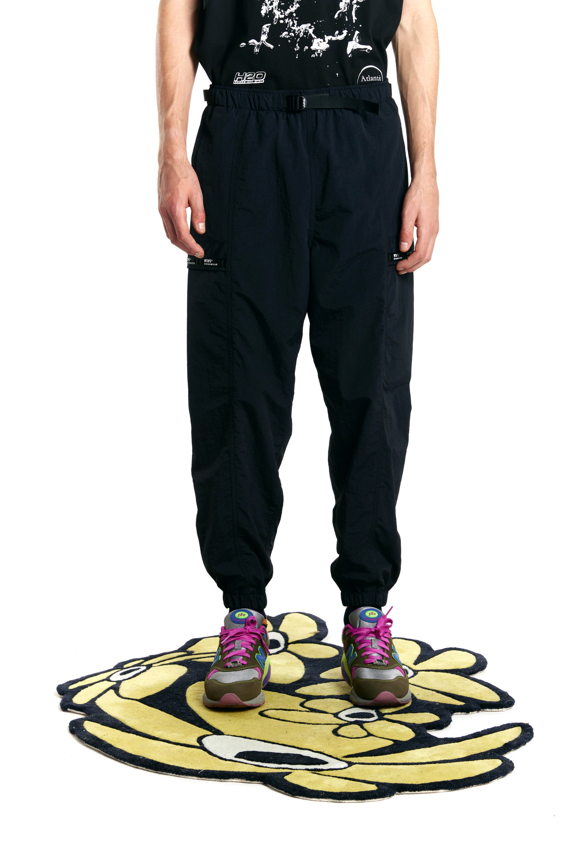 WTAPS PITCH NYLON TROUSERS  BLACK S