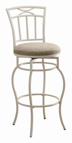 bar stools: metal swivel cream & white | bar stool | coaster | pankour