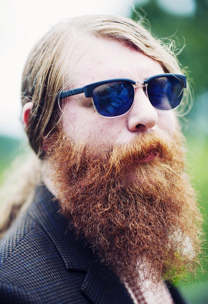 man with Long Goatee Style beard