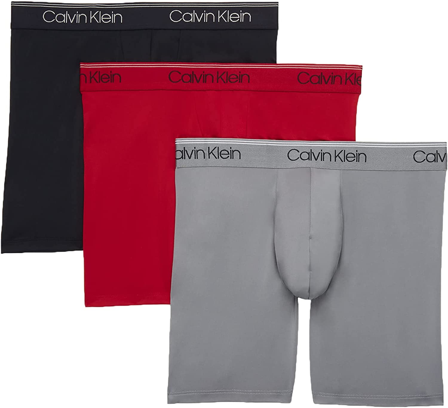 calvin klein men's underwear microfiber stretch 3 pack boxer brief