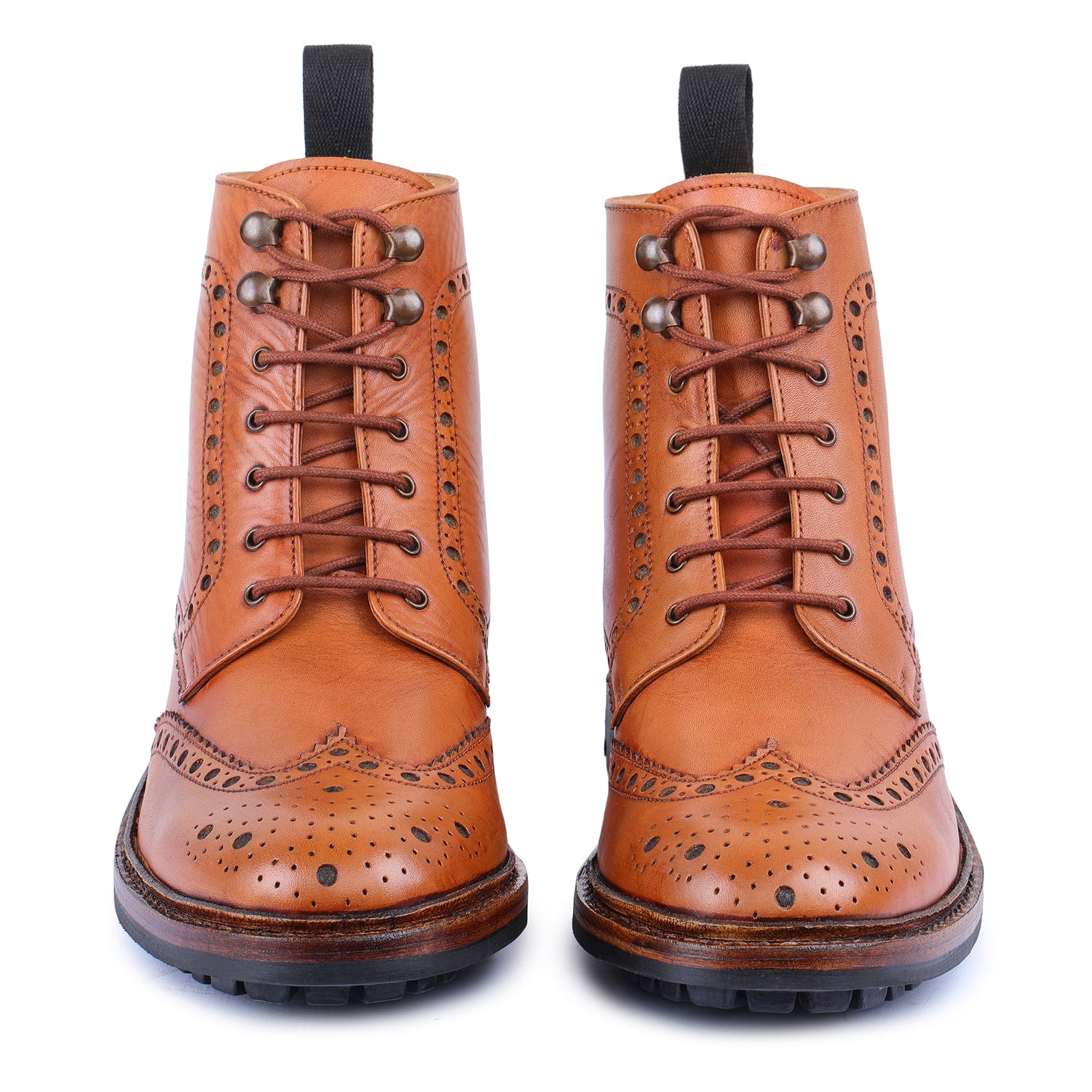 lace up boots tan