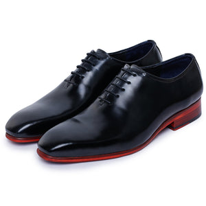 Wholecut Oxford Dress Shoes for Men- Black by Lethato