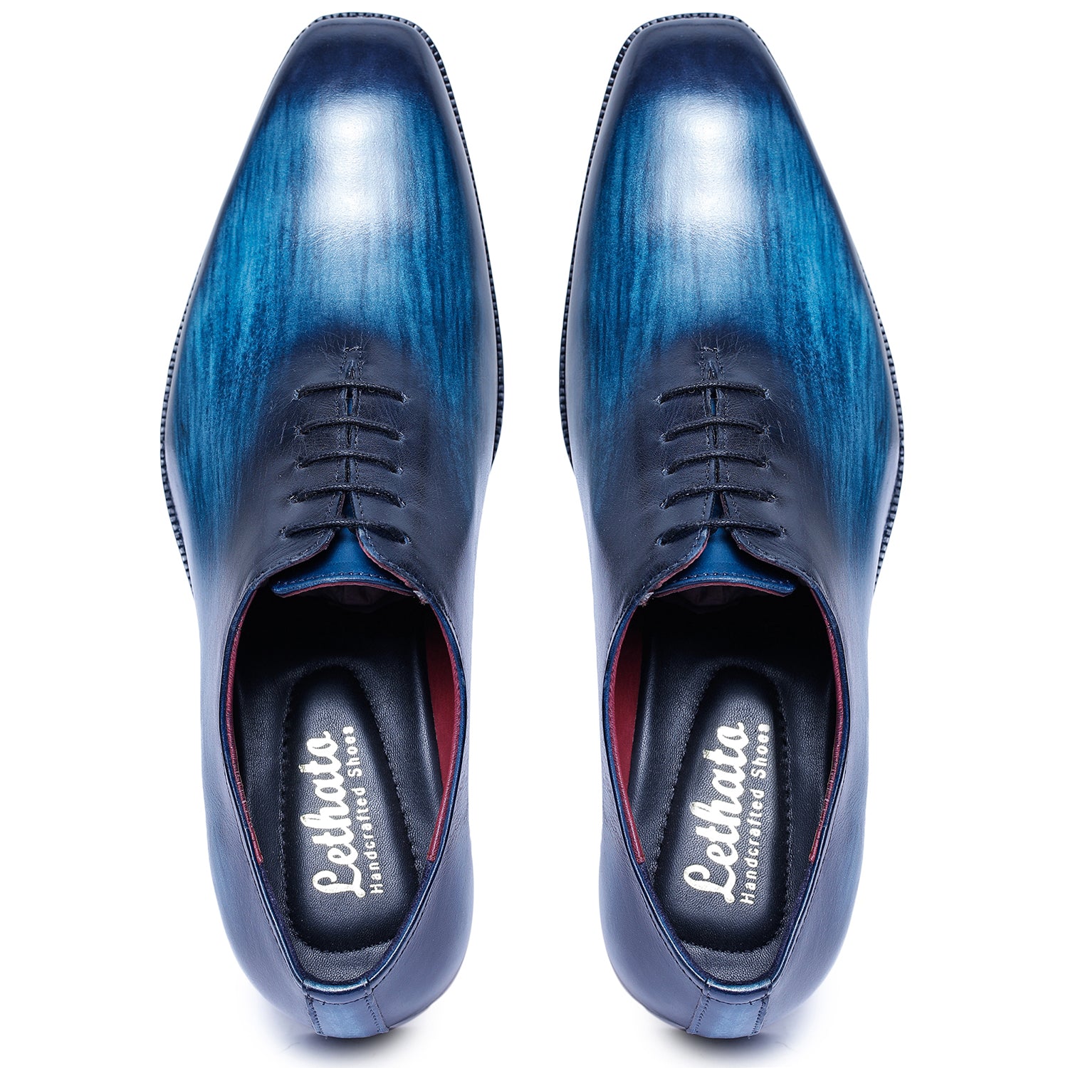 navy blue oxford shoes