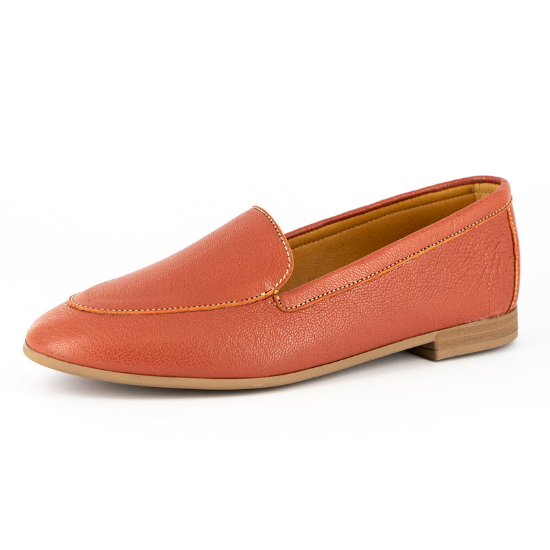 Minyaka : Ladies Leather Shoe in Burnt Orange Cayak – Tsonga