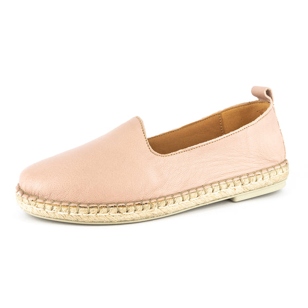 Indzima : Ladies Leather Espadrille Shoe in Cream Cayak – Tsonga