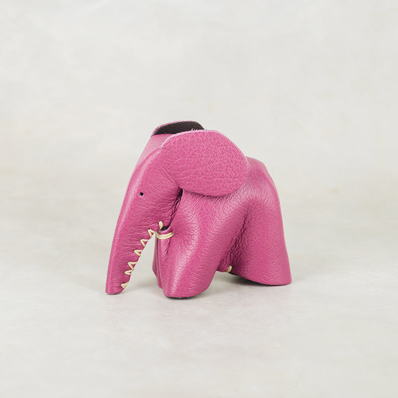 leather stuffed elephant