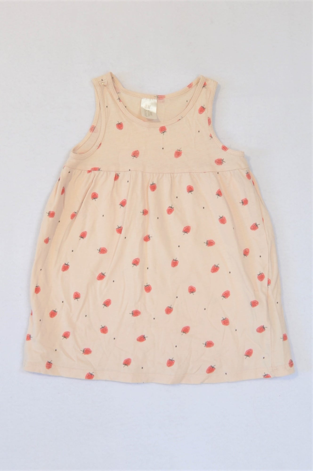 h&m strawberry dress