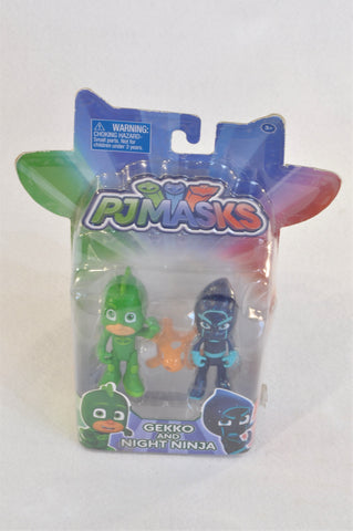 New PJ Masks Gekko & Night Ninja Collectible Duet Figurine Toys Unisex 3-10 years