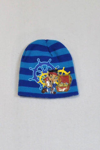 Unbranded Blue Jake Neverland Pirate Knit Beanie Boys 1-2 years
