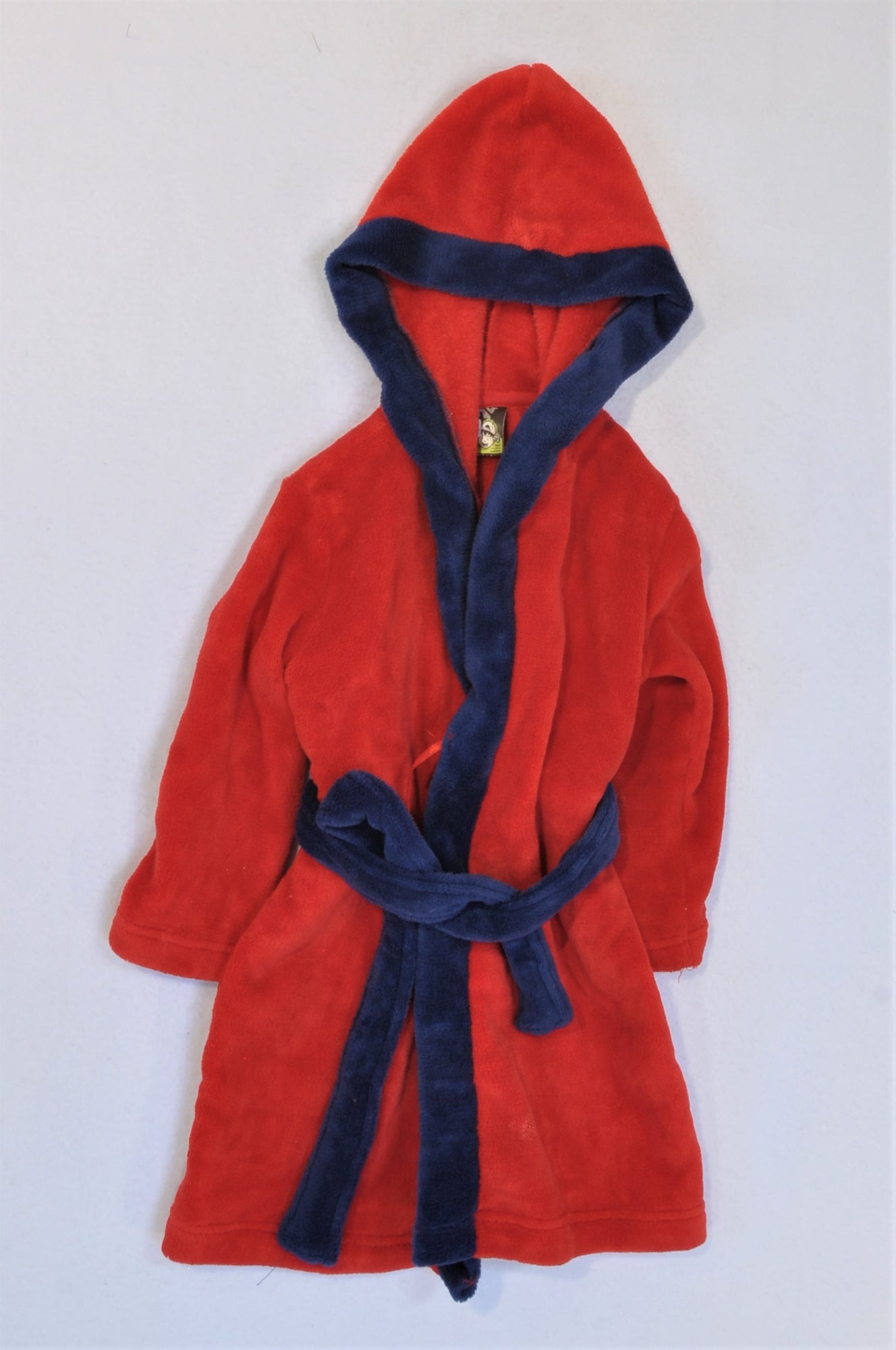 boys navy dressing gown