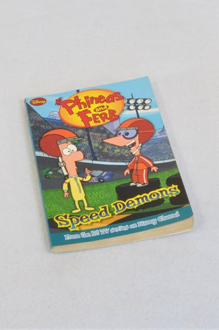 Disney Phineas And Ferb Speed Demons Book Boys 7-9 years