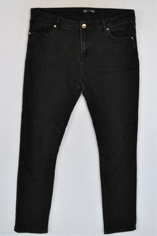 Oakridge Black Denim Skinny Jeans Women Size 16