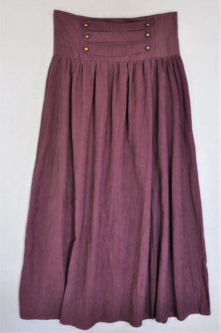 Unbranded Purple High Waisted A Line Skirt Women Size XXL