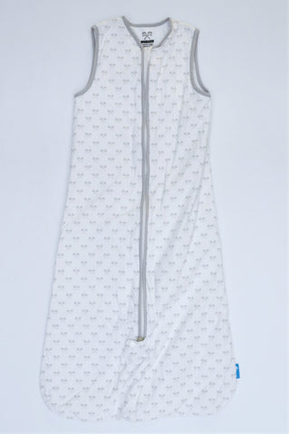 Parental Instinct White & Grey Summer Sleep Sack Unisex 18 months to 3 years